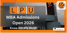 LPU Opens MBA Admissions 2026
